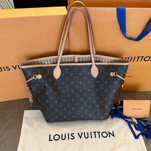 LOUIS VUITTON Neverful MM Beige